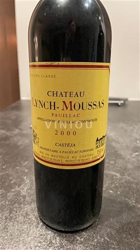 Bordeaux Pauillac Grand Cru Château Lynch-Moussas 2000