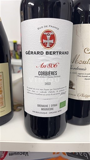 Languedoc Corbières Gérard Bertrand An 806 2022