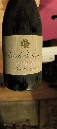Burgundy Clos-de-Vougeot Grand Cru Marc Rougeot-Dupin 1990