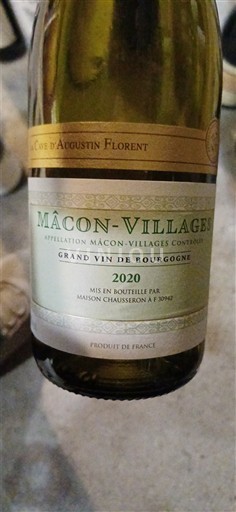 Burgundi Mâcon ja Mâcon-kylät La Cave d'Augustin Florent 2020