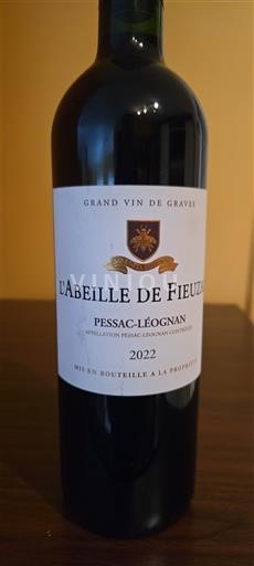 Bordeaux Pessac-Léognan L'Abeille de Fieuzal 2022