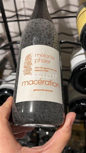 Alsacia Mélanie Pfister Macération Gewurztraminer Sin añada