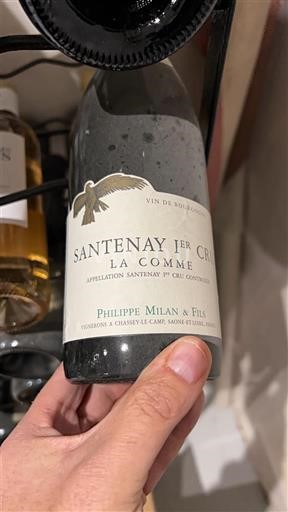 Bourgogne Ikke specificeret Premier Cru Philippe Milan & Fils La Comme Ikke årgangsbestemt