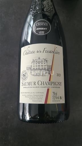 Vallée de la Loire Saumur-champigny Château La Fessardière 2023