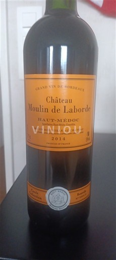 Bordeaux Haut-Médoc Château Moulin de Laborde 2014