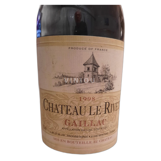 Alsace Ospecificerad Chateau Le Rivet 1998