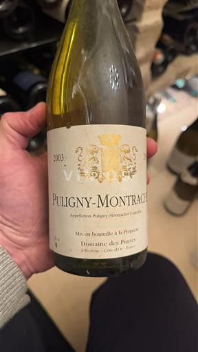 Borgogna Puligny-Montrachet Domaine S Pierres 2003