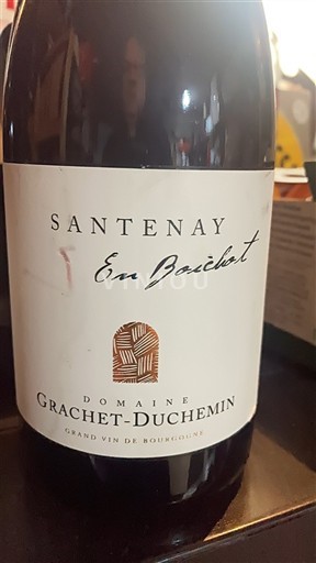 Víno Rouge sec En Bachet Domaine Grachet-Duchemin Non millésimé Francie Burgundsko Santenay AOC