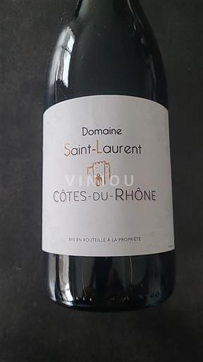 Rhônen laakso Côtes-du-rhône Domaine Saint-Laurent 2024