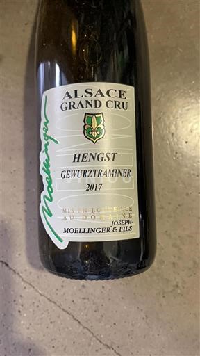 Alsace Grand Cru Moellinger et Fils 2017