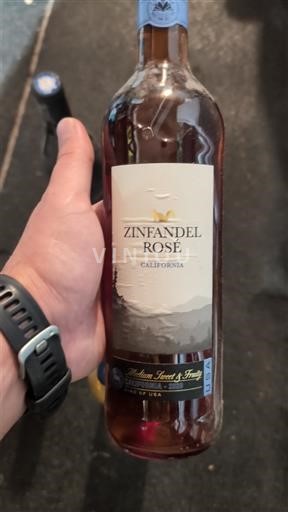 Kalifornijske AVA Ni doloceno Zinfandel Rosé Neleten.