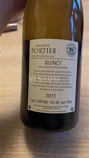 Loire-dalen Quincy Philippe Portier 2023