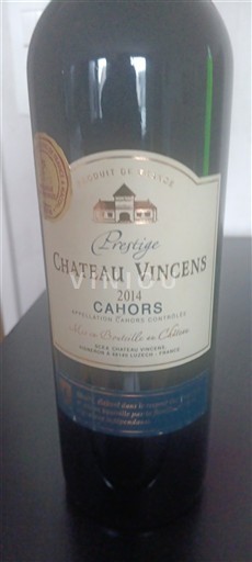 Sud-Ovest Cahors Château Vincens Prestige 2014