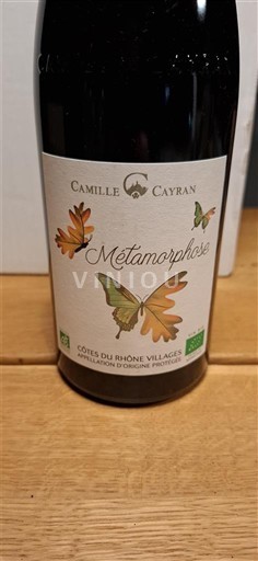 Valle del Ródano Côtes del Ródano Pueblos Camille Cayran Métamorphose 2022