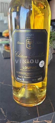 Bordeaux Loupiac Château Rondillon Laubat Grains Nobles Sélection 2021