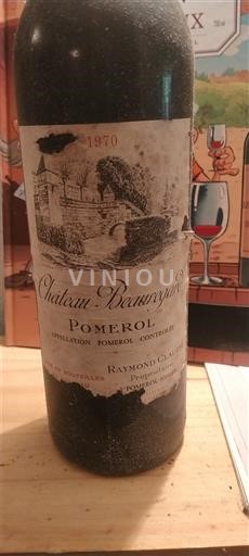Bordeaux Pomerol Château Beauregard 1970