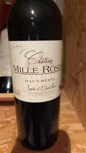 Bordeaux Haut-Médoc Château Mille Roses 2007