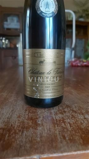 Loire-dalen Quarts de Chaume Château La Varière Les Guerches 2005