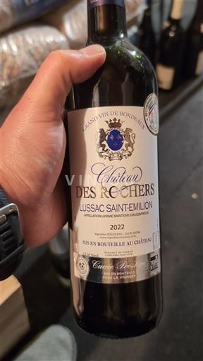 Bordéus Lussac-Saint-Émilion Château S Rochers Prestige 2022