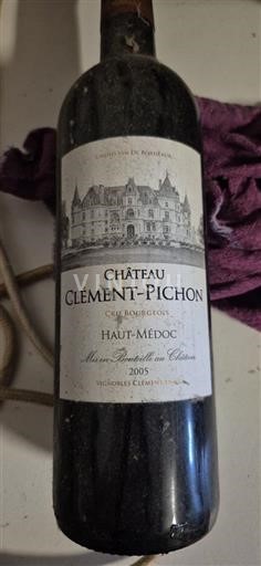 Bordeaux Haut-Médoc Cru Bourgeois Château Clément-Pichon 2005