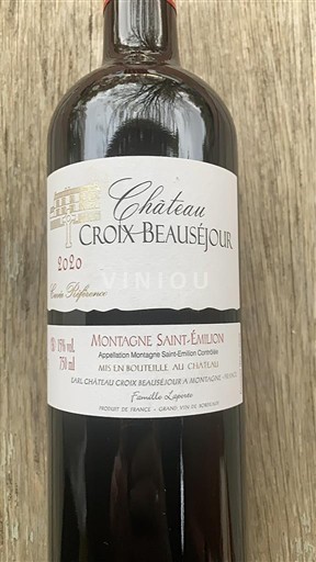 Bordeaux Montagne-Saint-Émilion Château Croix Beauséjour Tiphaine 2020