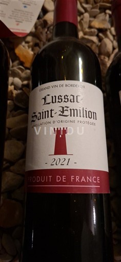 Bordéus Lussac-Saint-Émilion Arman chaperon 2021 2021