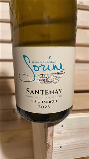 Bourgogne Santenay Emma & Christian Sorine En Charron 2023