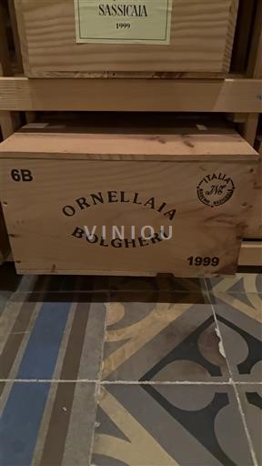 Toskánsko Bolgheri Ornellaia 1999