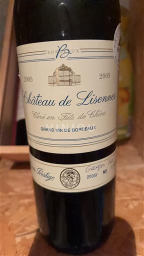 Bordeaux Bordeaux Supérieur Château Lisennes Prestige 2005