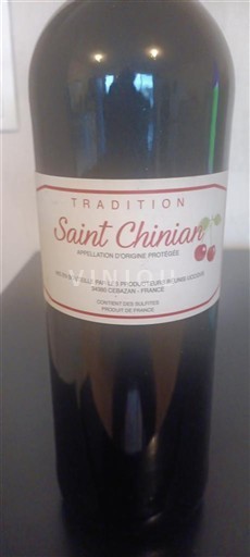 Languedoc Saint-Chinian Tradition Không niên vụ