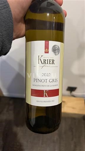 Luksemburška Mosela Grand Premier Cru Krier Frères 2022
