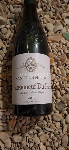Valle del Ródano Châteauneuf-du-Pape. Sanctus Felini 2011