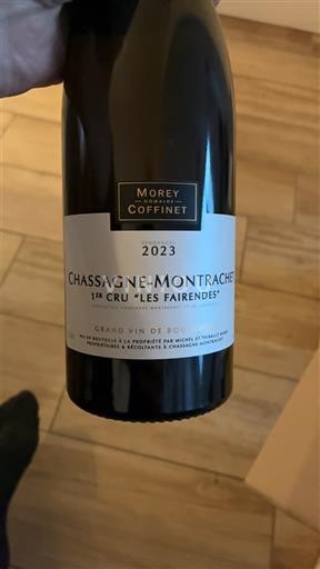 Borgoña Chassagne-Montrachet Premier Cru Morey-Coffinet 1er Cru Les Fairendes 2023