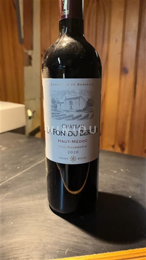 Bordeaux Haut-Médoc Château La Fon du Berger 2020