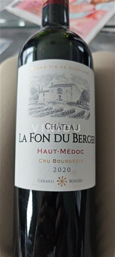 Bordeaux Haut-Médoc Château La Fon du Berger 2020