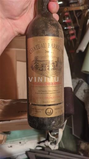 Bordéus Primeiras Côtes de Bordéus Château Barrail 2001