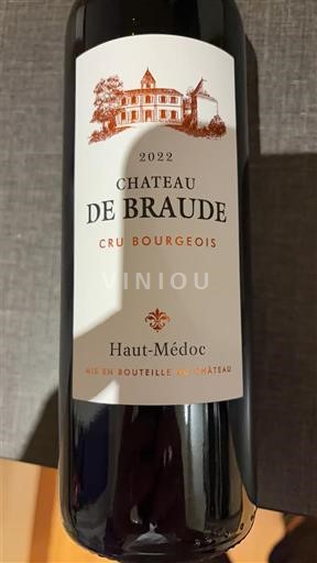 Bordeaux Haut-Médoc Château Braude 2022