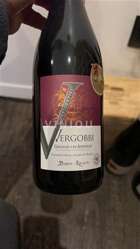 Rhône Valley Grignan-les-Adhémar Baron Fuentin Vergobbi Confidentiel 2018