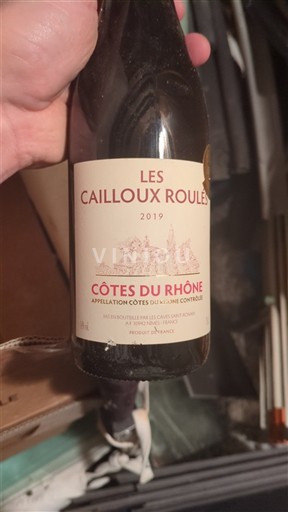 Rhônedalen Côtes du Rhône Les Cailloux Roulés 2019