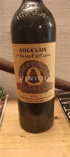 Bordeaux Saint-Émilion Premier Grand Cru Classé Château Angélus 2002