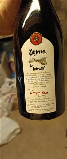 Vallée du Rhône Gigondas Gigondas LACAVE Squières 2020