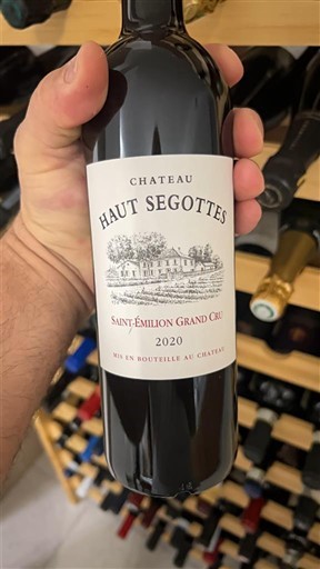 Bordeaux Saint-Émilion Grand Cru Grand Cru Château Haut Segottes 2020