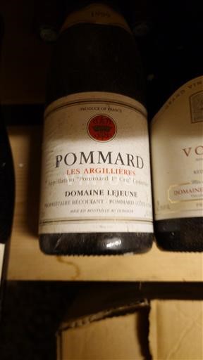 Burgundy Not Specified Premier Cru Domaine Lejeune Les Argillières Non-Vintage