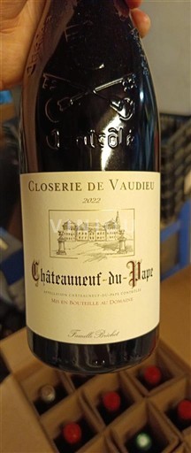 Rhône Valley Châteauneuf-du-Pape Clos de Vaudieu Closerie de Vaudieu 2022