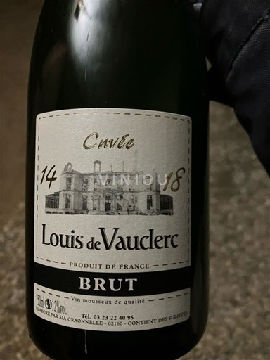 Champagne Louis de Vauclerc 14-18 Icke årgångsbetecknad