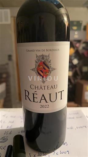 Bordeaux Cadillac-côtes-de-bordeaux Château Réaut 2022