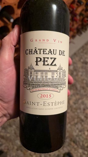 Bordeaux Saint-Estèphe Château Pez 2015