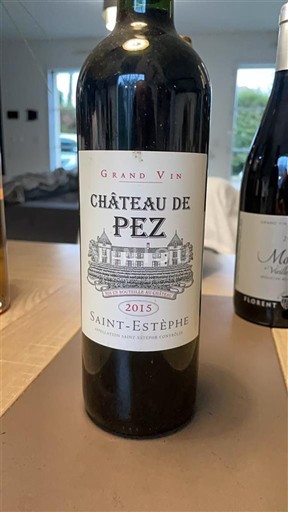Bordoja Saint-Estèphe Château Pez 2015