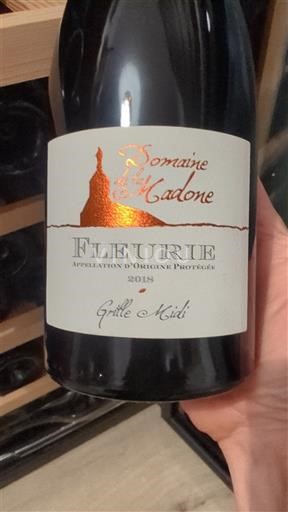 Beaujolais Fleurie Domaine La Madone Grille Midi 2018