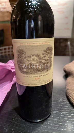 Vin Rouge sec Château Lafite Rothschild 1996 France Bordeaux Pauillac AOC Grand Cru